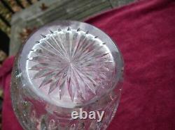 Fine WEBB Signed English CUT CRYSTAL DECANTER-9 3/4 Inch-Nice Condition-NR