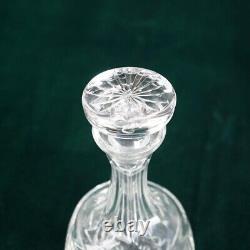 Five Vintage Cut & Pressed Glass Spirits Decanters C1940