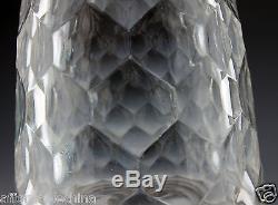 Flint Glass Bakewell of Pittsburgh Blown Cut Honeycomb Decanter
