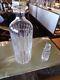 French Baccarat Harmonie Decanter & Stopper Signed 12 1/2 Round Cut Crystal