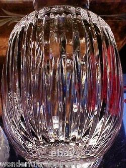 GORGEOUS REALLY CLEAR Crystal CUT GLASS TUMBLE UP Carafe & Tumbler RARE