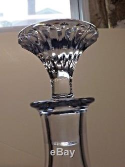 GORGEOUS VINTAGE BACCARAT HAND CUT LEAD CRYSTAL DECANTER with STOPPER MASSENA