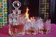 Galway Crystal Kells Whiskey Decanter Set & 4 Dof Glasses/tumblers New Rrp £130