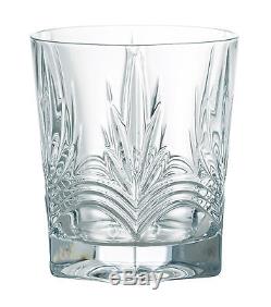 Galway Crystal Kells Whiskey Decanter Set & 4 DOF Glasses/Tumblers NEW RRP £130