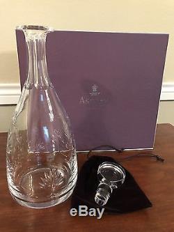 Genuine Asprey of London Crystal Cut Glass Decanter