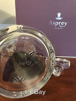 Genuine Asprey of London Crystal Cut Glass Decanter