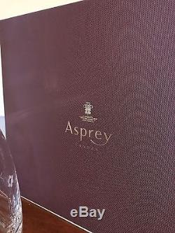 Genuine Asprey of London Crystal Cut Glass Decanter