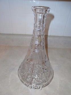 Genuine German Hand Cut Crystal Extra Large Stunning Decanter (20)