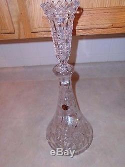 Genuine German Hand Cut Crystal Extra Large Stunning Decanter (20)