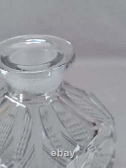 Georgian Anglo Irish Cut Diamonds Panels & Lines Spirits Decanter Circa 1810