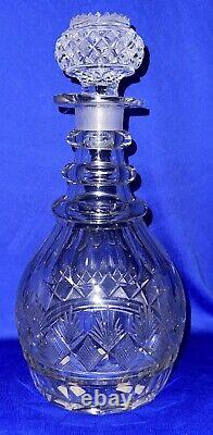 Georgian Anglo Irish Cut Glass Decanter