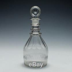 Georgian Cut Glass Shoulder Decanter c1815