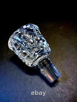 Gorgeous Vintage 14 Baccarat France Cut Crystal Decanter, Signed