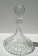 Gorgeous Vintage Waterford Crystal Lismore Ships Decanter Multi Cut Stopper