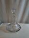 Gorham Crystal Cut Ships Decanter With Stunning Stopper Beautiful Condition