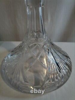 Gorham Crystal Cut Ships Decanter with stunning Stopper Beautiful Condition