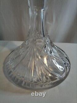 Gorham Crystal Cut Ships Decanter with stunning Stopper Beautiful Condition