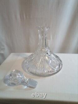 Gorham Crystal Cut Ships Decanter with stunning Stopper Beautiful Condition