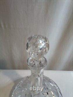 Gorham Crystal Cut Ships Decanter with stunning Stopper Beautiful Condition