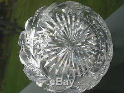 Gorham Sterling Silver Brilliant Cut Glass Decanter J. Hoare Co