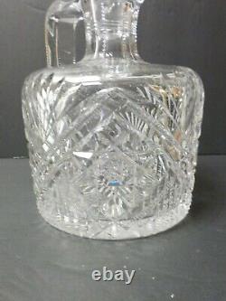 HAWKES American Brilliant Period Cut Glass Whiskey Decanter (#2), c. 1900