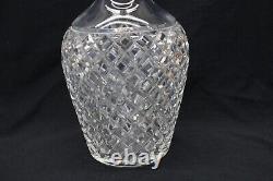 HAWKES Cut Glass 1932 TENNIS TROPHY Decanter Bottle STERLING SILVER Lid Liquor