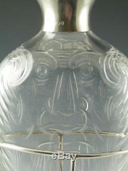 HEATH and MIDDLETON Silver Top GREEN MAN Decanter