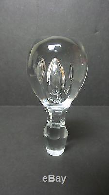 Huge Antique Cut & Elaborately Engraved 12.75 High Cut Glass Decanter