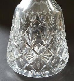 Hallmarked silver & cut glass vintage Art Deco antique claret jug decanter