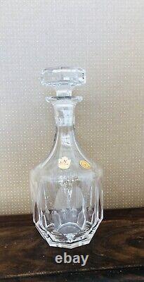 Hand Cut Crystal Whiskey Decanter With Stopper Made By Nachtmann