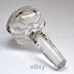 Hawkes American Brilliant Cut Glass Greek Key Jug/Decanter
