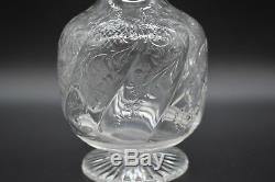 Hawkes American Brilliant Period ABP Sterling Silver Engraved Swirl 10 Decanter