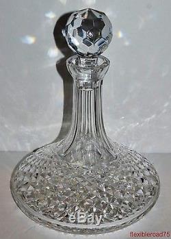 Heavy weight Waterford cut crystal large Lismore pattern Ships Captains decanter