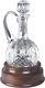 Hogget And Base Hand Cut Lead Crystal Decanter With Handle