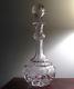 Huge American Brilliant Cut Glass Decanter-exceptionally High Quality Blank