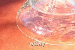 Huge Antique Cut Glass Crystal Beverage Drink Dispenser 30H Stunner