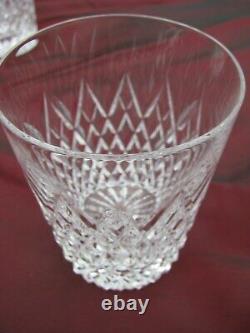 IRISH TYRONE CRYSTAL WHISKY DECANTER AND SIX WHISKY TUMBLERS 1st QUALITY MINT