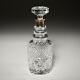 Israel Freeman & Son 1978 Cut Crystal Decanter With Sterling Silver Mount, 11