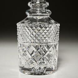 ISRAEL FREEMAN & SON 1978 CUT CRYSTAL DECANTER With STERLING SILVER MOUNT, 11