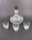 Imperial Russian Coat Of Arms Cut Etched Crystal Glass Decanter Carafe