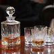Irish Galway Crystal Kells Whiskey Decanter & 4 Glasses Set Brand New Boxed Se