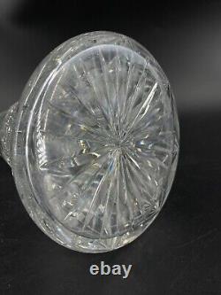 J Hoare Corning 1853 American Brilliant Period Cut Glass Cruet Style Decanter