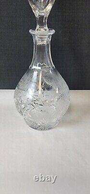 Josef Svarc Bohemia Cut Glass Decanter