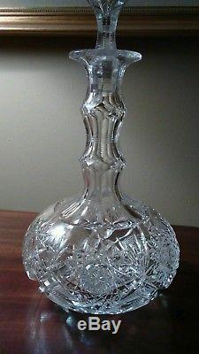 LIBBEY rare KIMBERLY goose neck decanter WC Anderson pattern