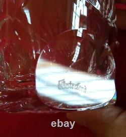 Lovely WATERFORD ASHLING Cut Crystal set 4 Old Fashioned Glasses