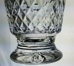 MINT WATERFORD Crystal 13 MAEVE Tramore Footed DECANTER with Cut Stopper Glass