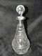 Mappin & Webb Solid Silver Sterling Collar & Cut Glass Decantor 12 London 1928