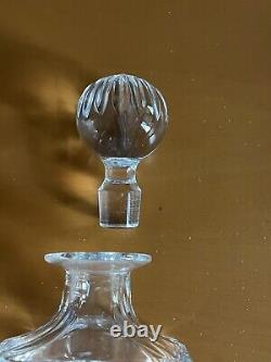 Marquis by Waterford Brookside Square Cut Crystal Decanter withRound Cut Stopper