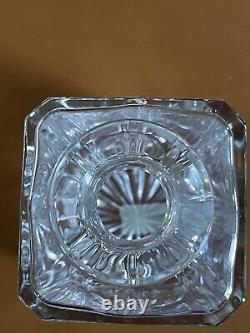 Marquis by Waterford Brookside Square Cut Crystal Decanter withRound Cut Stopper