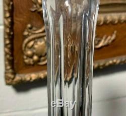 Massive 25 Cut Clear Crystal Decanter by Colony made in Germany Excellent